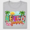Hello Summer DTF Transfer Design