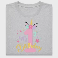 Unicorn 1st Birthday Girl DTF Transfer