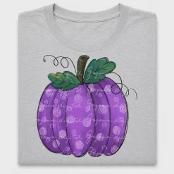 Whimsical Purple Pumpkin DTF Transfer