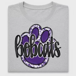 Bobcats Paw Print DTF Transfer