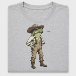 Western Cowboy Frog DTF Transfer
