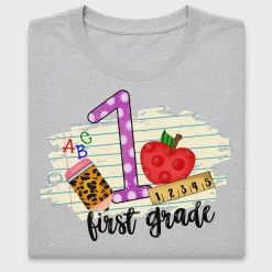 First Grade Back to School DTF Transfer