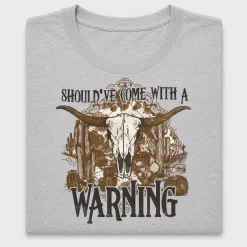 Western Cow Skull DTF Transfer