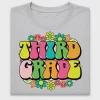 Third Grade Floral DTF Transfer