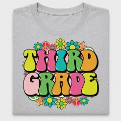 Third Grade Floral DTF Transfer