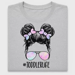 Toddler Life Hair Buns DTF Transfer