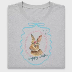 Floral Easter Bunny DTF Transfer