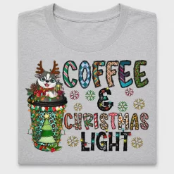 Christmas Coffee Reindeer DTF Transfer