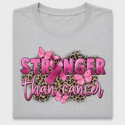 Stronger Than Cancer Awareness DTF Transfer