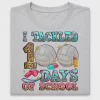 100 Days of School Volleyball DTF Transfer