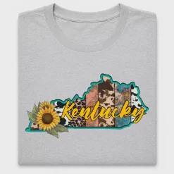 Boho Kentucky Sunflower Cowhide DTF Transfer