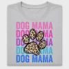 Dog Mama Leopard Paw Print DTF Transfer