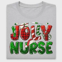 Jolly Nurse Christmas DTF Transfer