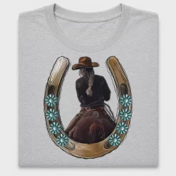 Cowgirl Horseshoe DTF Transfer