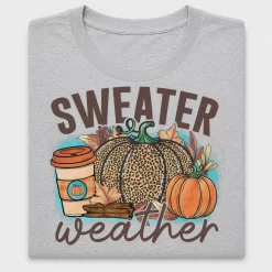 Sweater Weather Pumpkin DTF Transfer