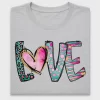 Retro Love Heart DTF Transfer