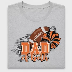 Dad of Both Football and Cheer DTF Transfer