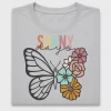 Sunny Days Butterfly Flower DTF Transfer