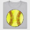 Hand-Drawn Softball DTF Transfer