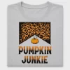 Pumpkin Junkie Leopard DTF Transfer