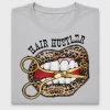 Hair Hustler Leopard Scissors DTF Transfer