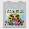 Little Miss Moody Cow DTF Transfer