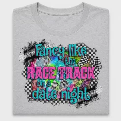 Retro Race Track Date Night DTF Transfer
