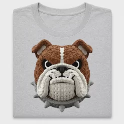 Bulldog Faux Yarn DTF Transfer