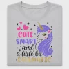Cute Dramatic Unicorn DTF Transfer