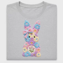 Floral Easter Bunny DTF Transfer