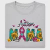 Autism Awareness Sunflower DTF Transfer