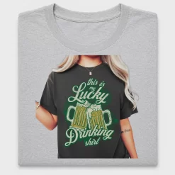 Lucky Drinking Shirt DTF Transfer