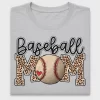 Baseball Mom Leopard DTF Transfer