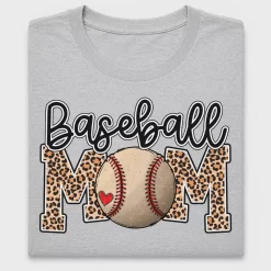 Baseball Mom Leopard DTF Transfer