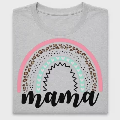 Mama Rainbow Heart DTF Transfer