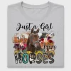 Just A Girl Who Loves Horses DTF Transfer