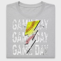 Game Day Softball Lightning DTF Transfer