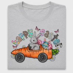 Easter Bunny Carrot Car DTF Transfer