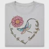 Memorial Dragonfly Floral DTF Transfer