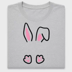 Minimalist Bunny Ears Paw DTF Transfer