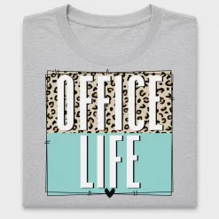 Office Life Leopard DTF Transfer