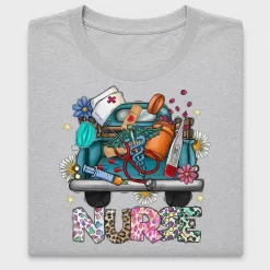 Nurse Truck DTF Transfer Design