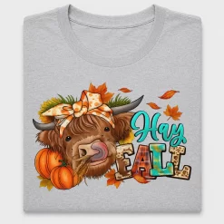 Fall Cow Hello Fall DTF Transfer