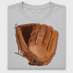 Baseball Glove Hand Drawn DTF Transfer