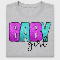 Baby Girl Glitter DTF Transfer