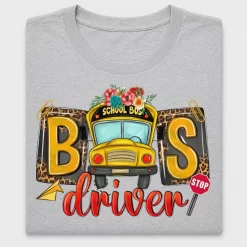 School Bus Driver DTF Transfer