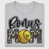 Bonus Mom Softball DTF Transfer