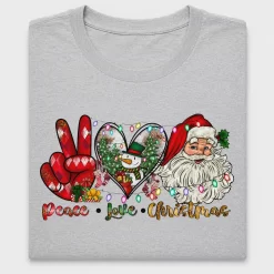 Peace Love Christmas DTF Transfer