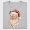 Vintage Santa Face DTF Transfer