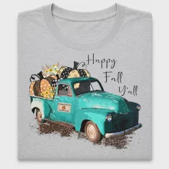 Happy Fall Y'all Vintage Truck DTF Transfer